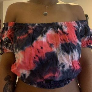 Tie dye crop top
